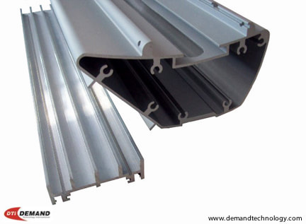 Orthopaedic equipment machined aluminium extrusions plain and anodise finish for display and connecting components